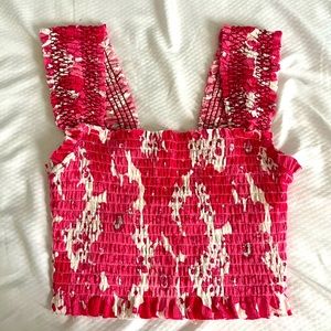 NWOT Urban outfitters floral crop top